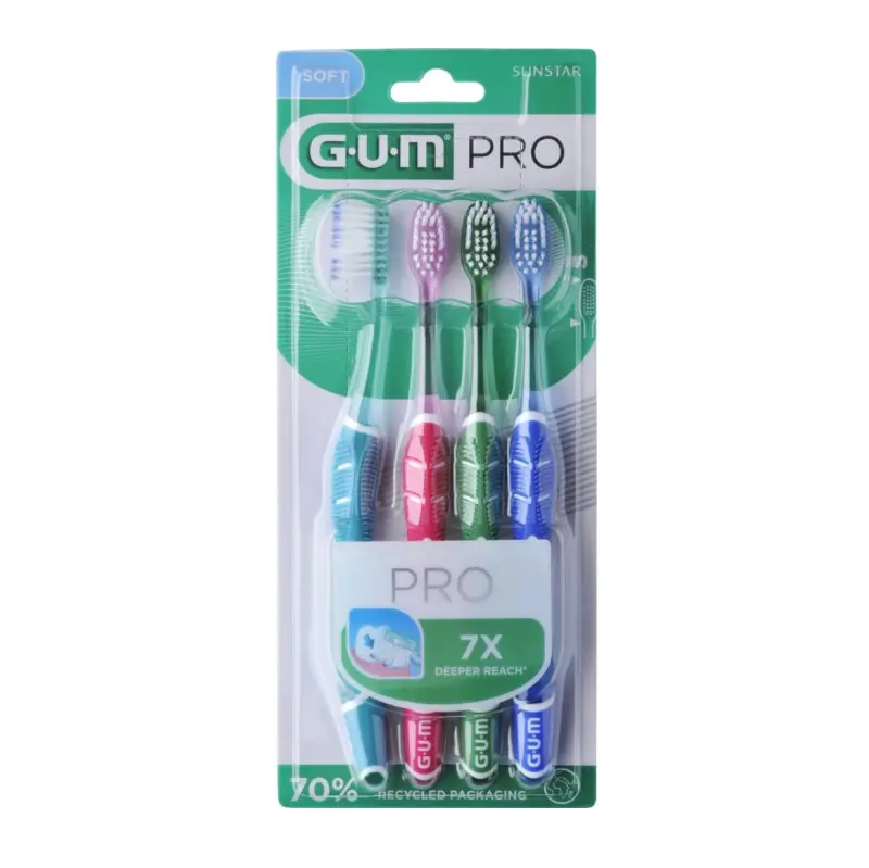 GUM Toothbrush Pro  4 pcs